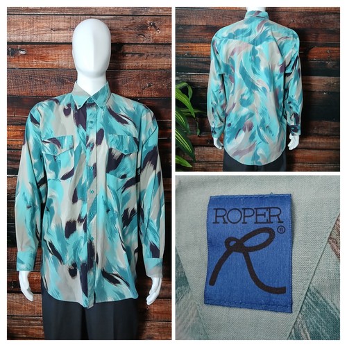 Roper shirt men vintage - roper,